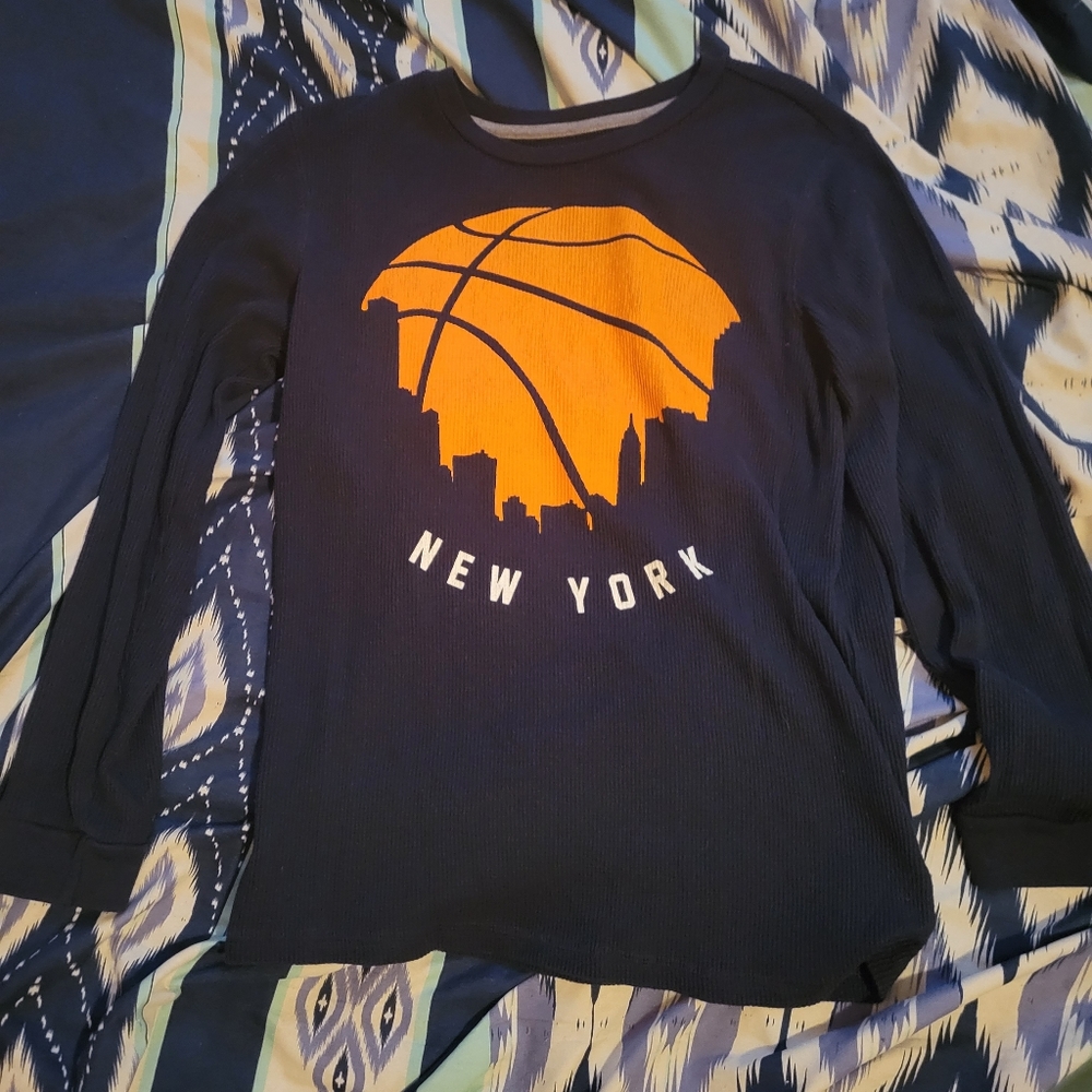 Old Navy Kid's Basketball Long-Sleeve T-Shirt.